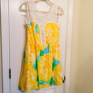Lilly Pulitzer Yellow First Impressions Dress